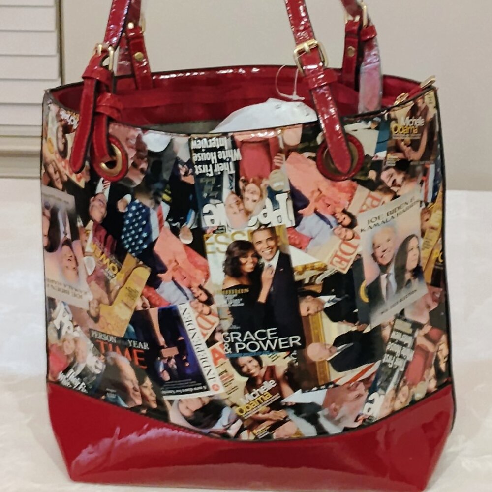 Women's Presidential Large Tote Bag Set with President Elect Kamala Harris